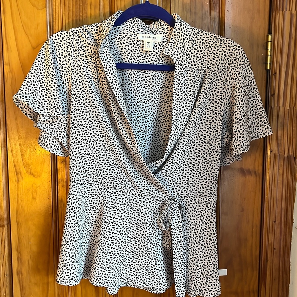 Faux wrap top